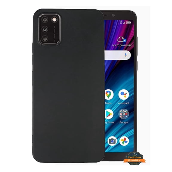 For Motorola Moto G Power 2022 Ultra Slim Flexible TPU Hybrid [Matte Finish Coating] Shock Absorbing Rubber Silicone Gummy Phone Case Cover by Xpression [Black]
