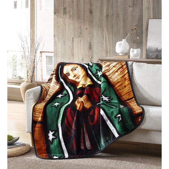 Wild Frontier 50X60  Blessed Mary  Plush Throw.  Suitable for Tweens and up.