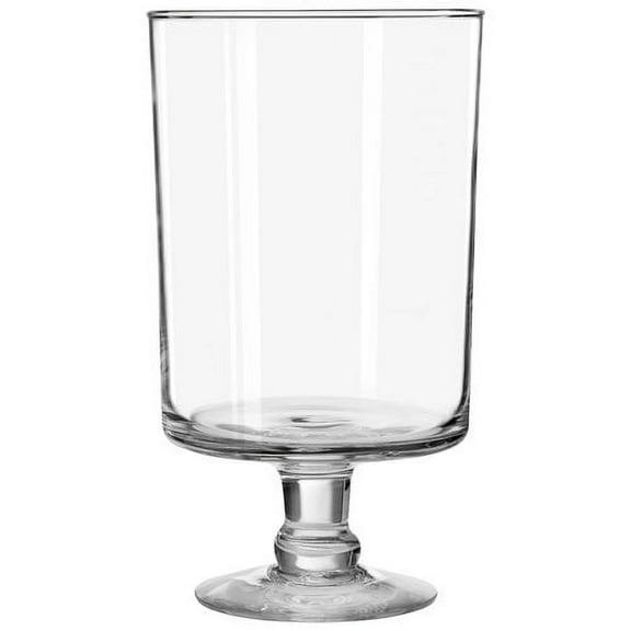 Libbey Classic Harbor Clear Glass Pillar Candle Holder, 11 in.