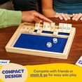 thumbnail image 5 of Flick & Swish Basketball + Shut The Box by What Do You Meme? – Fun Strategy Games for Kids Stocking Stuffers, Ages 8+, 5 of 11