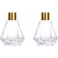 thumbnail image 2 of 2Pcs 60ml/2oz Reed Diffuser Bottles Empty Refillable Glass Diffuser Jars Aromatherapy Container Fragrance Accessories Use for DIY Replacement Reed Diffuser Sticks Home Bathroom Decor, 2 of 3