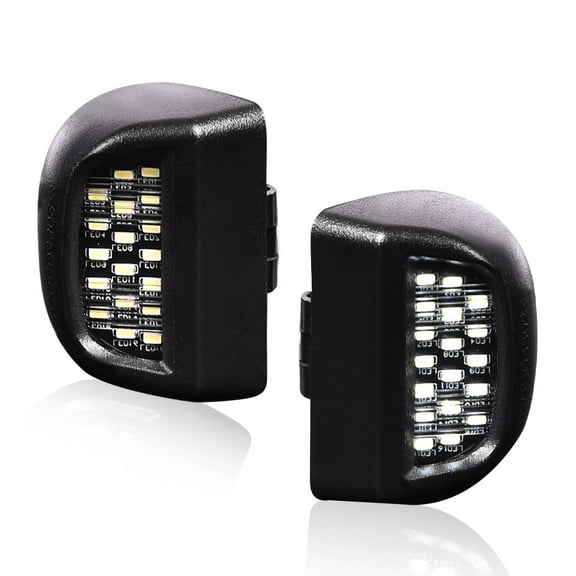 PIT66 Rear LED License Plate Light Housing Fit for 1999-2013 GMC Sierra 1500 2500HD 3500HD