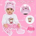 thumbnail image 4 of TIMIFIS Doll Clothe Robe de Poupée Fille Belle Robe Adaptée pour Poupée de 22 Pouces Robe de Poupée de Noël Sans Poupée Figurines d'Action & Jouets, 4 of 6