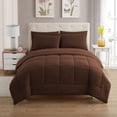 thumbnail image 2 of Set de edredón Sweet Home Collection Brown, completo, 7 piezas, 2 of 6