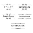 thumbnail image 3 of xinxixnxx Prompt Sign Letters Personality Easy to Paste Signal Reminding Small Sticker Universal Replacement Toilet WC Door Type-01 Type-05, 3 of 6