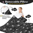 thumbnail image 3 of Spider Web and Skulls Halloween Pattern Toddler Nap Mats for Kids Preschool,51"x22" Sleeping Mat Bag or Kids,Toddler Sleeping Bag,Toddler Nap Mat or Daycare, 3 of 6