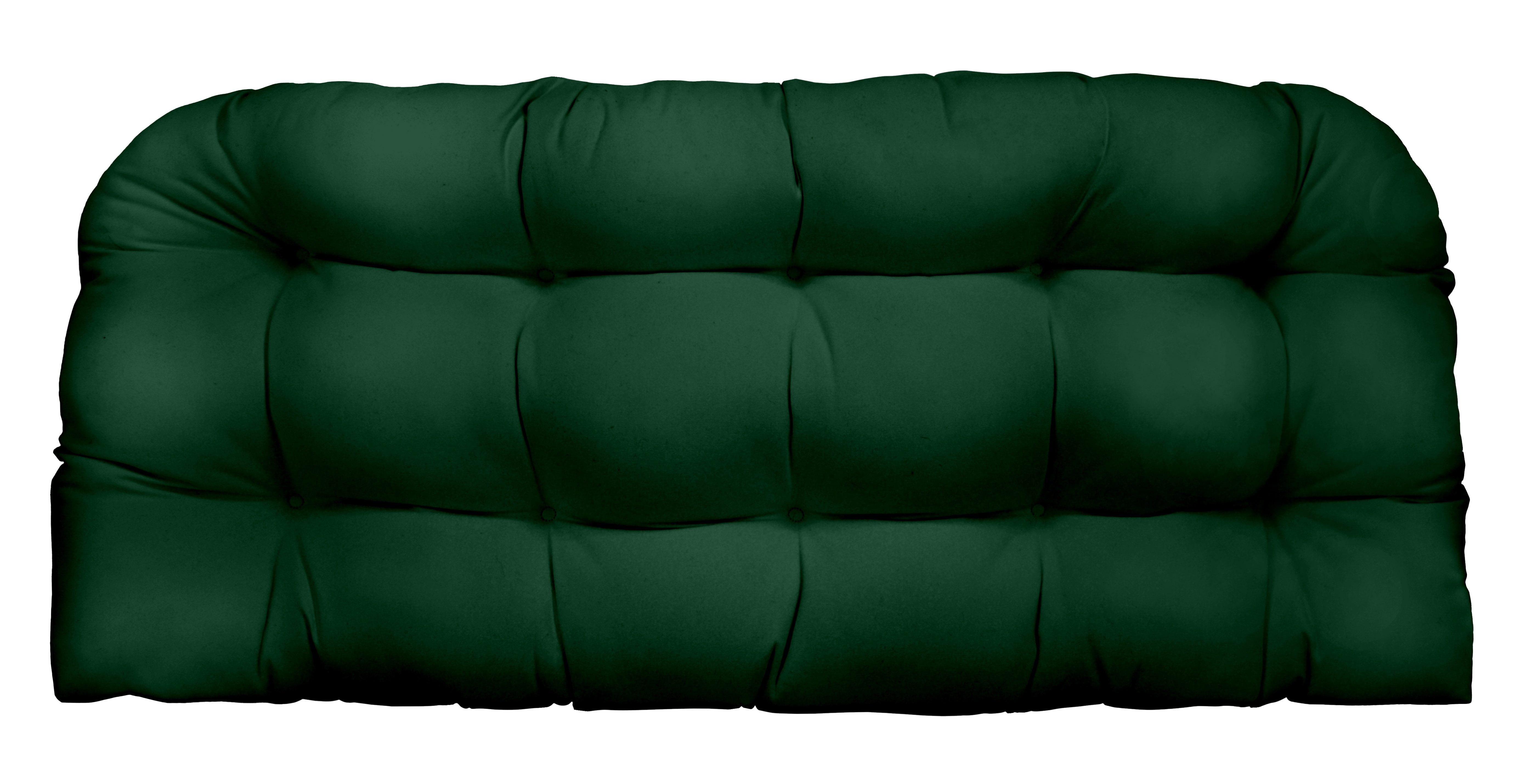 RSH Décor Indoor Outdoor Single Tufted Wicker Loveseat Cushion