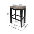 thumbnail image 4 of TIFFIN STUDDED Counter Stool (Set of 2) - Stylish Accent Stools for Kitchen, Bar & Dining Areas, 4 of 23