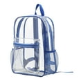 thumbnail image 4 of Mochila transparente, neceser de viaje con correa ajustable, bolsa de maquillaje, bolsa de almacenamiento para Festival, natación, oficina, concierto , b B, 4 of 8
