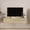 Wood, variant on Resenkose Hanging Floating Media Stand with RGB LED Lighting and Power Outlet, Sleek Wood Finish TV Shelf with Ample Storage Space for Home, Wood