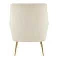 thumbnail image 4 of New Pacific Direct Kaylee 19.5" Fabric Plywood Accent Arm Chair in Cream, 4 of 5