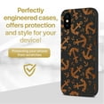 thumbnail image 2 of Case Yard Wooden Case for iPhone-X Soft TPU Silicone cover Slim Fit Shockproof Wood Protective Phone Cover for Girls Boys Men and Women Supports Wireless Charging Anchor Pattern Design, 2 of 7