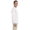 thumbnail image 3 of The Gildan Adult Ultra Cotton 6 oz Long Sleeve T-Shirt - WHITE - M, 3 of 4