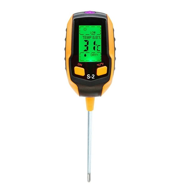 5 In 1/4 In 1 Household Potted Pot Soil Tester PH Detector Acidity Meter Illuminance Meter Temperature Hygrometer Moisture Meter ,Upgraded Testing Structure