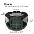 thumbnail image 2 of FurHaven Pet Products Mesh Open-Air Pet Playpen - Hunter Green, Extra Large, 2 of 11