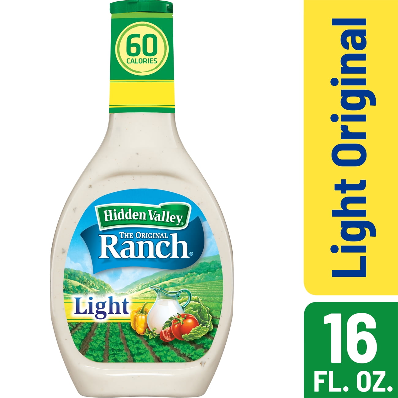 Hidden Valley Original Ranch Light Salad Dressing & Topping - Gluten Free - 16fl oz