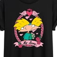 thumbnail image 3 of Hey Arnold! - Valentine's My Love - Juniors Ideal Flowy Muscle T-Shirt, 3 of 5