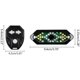 thumbnail image 2 of Luz trasera de bicicleta intermitentes recargables Usb luz trasera de bicicleta con Control remoto inalámbrico inteligente, 2 of 4