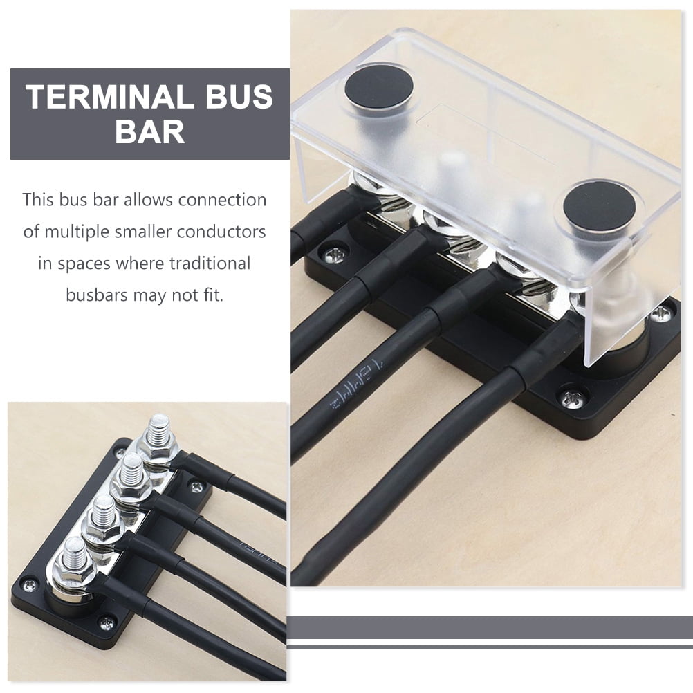 GAXIRE 1Pack Car Terminal Strips for Electrical Equipment Copper Quick Terminal Block