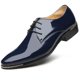 thumbnail image 1 of XIHAHA-zapatos formales de punta estrecha para hombre, calzado de baile de cuero, talla grande, para fiesta de boda y negocios, Primavera, 1 of 5