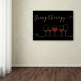 thumbnail image 3 of Trademark Fine Art 'Underlined Wine IX Black' Canvas Art by Veronique Charron, 3 of 3