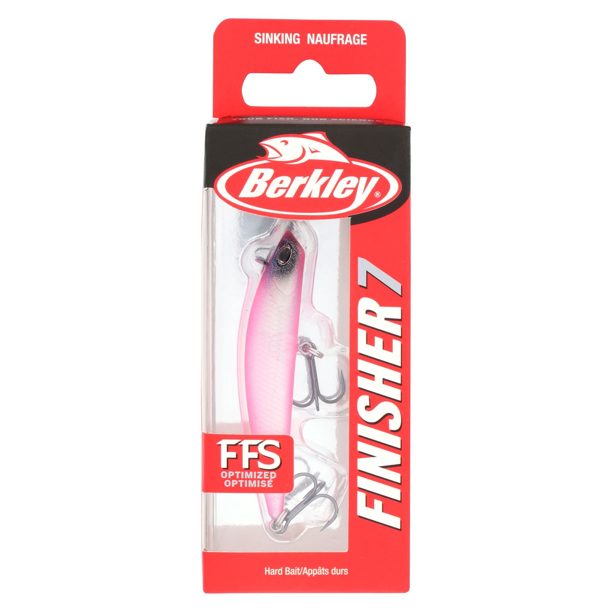 Berkley Finisher, 2.75 in, Glide Baits, Pink Pearl (1 Count)