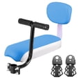 thumbnail image 1 of Mosiee Brand New Durable And Practical Rear Saddle Seat 34Cm*16Cm Bicycle Stainless Steel Strong Support With Back Rest, 1 of 8