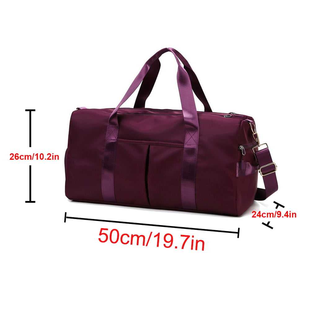 Stars Purple Green Pink Retro Pattern Custom Waterproof Travel Tote Bag Duffel Bag Crossbody Luggage handbag