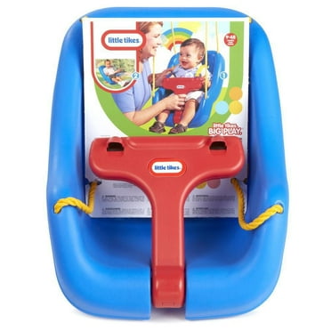 Little Tikes 2-in-1 Snug 'N Secure Swing – Blue, 9 Months - 4 Years, baby swing, toddler swing