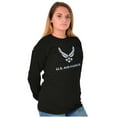 thumbnail image 3 of US Air Force Symbol USAF Official Long Sleeve TShirt Men Women Brisco Brands X, 3 of 6