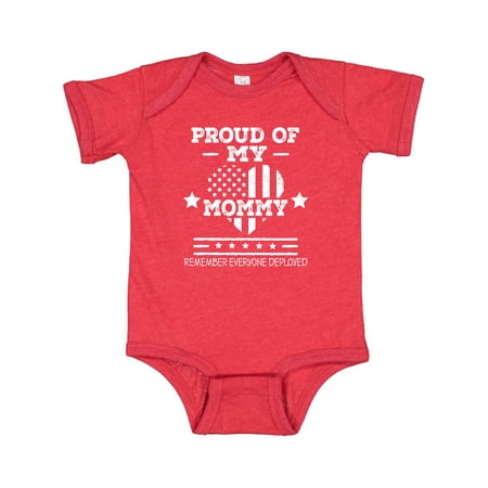 

Inktastic Military Mommy Proud Of Gift Baby Boy or Baby Girl Bodysuit
