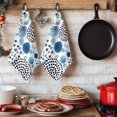 thumbnail image 6 of Abstract Sky Blue Ink Dots Kitchen Towels Set of 3, Boho Minimalist Middle Century Absorbent Dish Towels for Kitchen, Microfiber Hand Towel, Quick Drying Tea Towel for Cleaning Decorative Dishcloths, 6 of 7