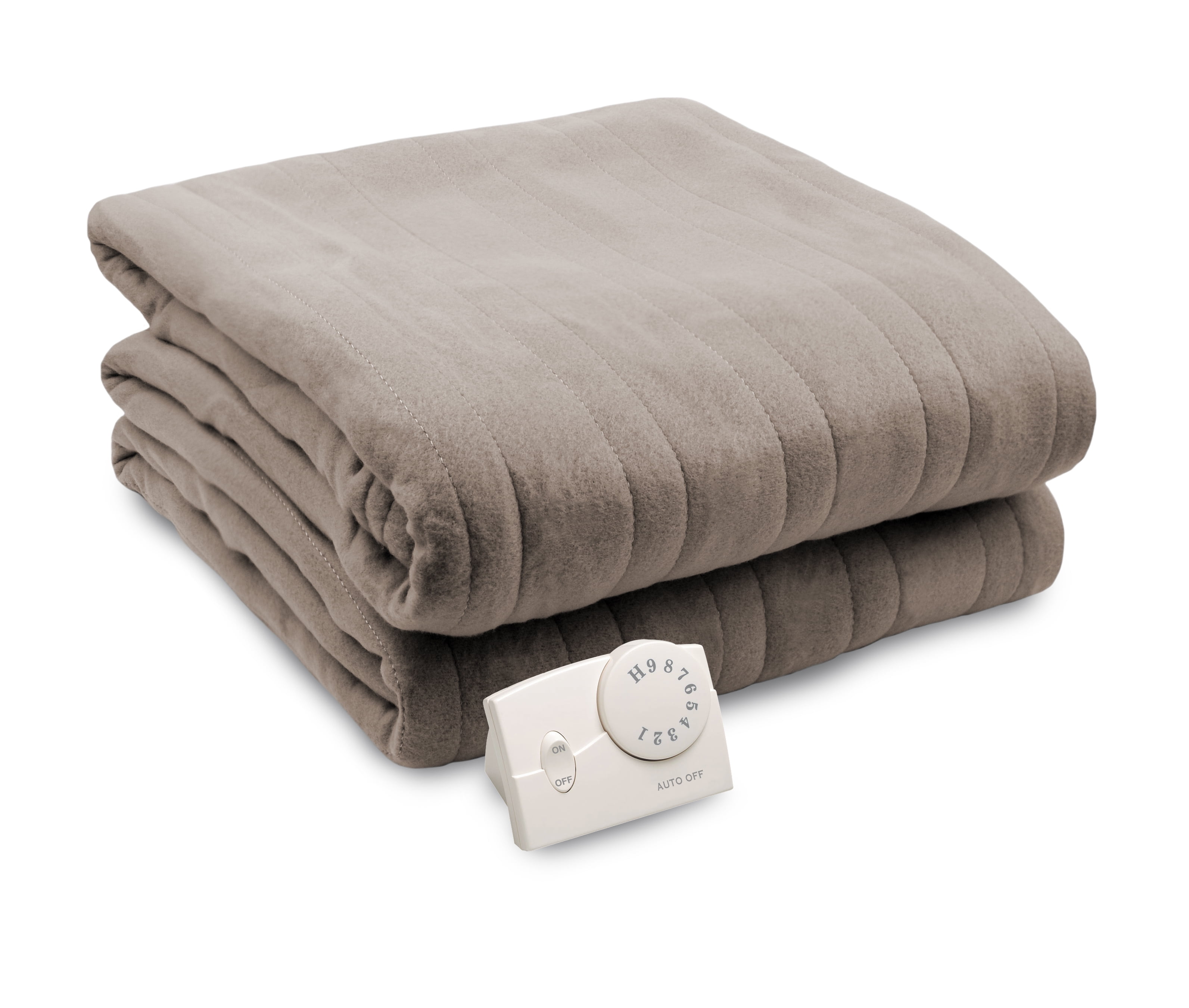 Biddeford Blankets Comfort Knit Fleece Heated Electric Blanket, Twin ...