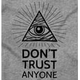 thumbnail image 2 of Eye Providence Dont Trust Illuminati Plus Size Crewneck Graphic Tee Shirt Brisco Brands 2X, 2 of 4