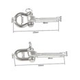 thumbnail image 5 of Swing Hangers Swing Set Hooks M8 Heavy Duty 180 Stainless Steel Hammock Hooks 1800LB Capacity for, 5 of 5