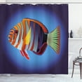 thumbnail image 1 of Ambesonne Ocean Shower Curtain, Tropical Exotic Sea Fish, 69"Wx70"L, Multicolor, 1 of 3