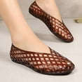 thumbnail image 7 of YLYL Women Jelly Ballet Flat Shoes Pointed Toe Slip on Hollow out Comfortable Casual Summer Beach Shoes, 7 of 7