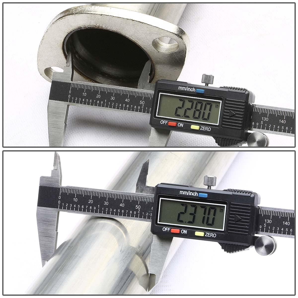 DNA Motoring For 00-05 Mitsubishi Eclipse 2.4 4G64 Catback Exhaust System 4.5" Rolled Muffler Tip