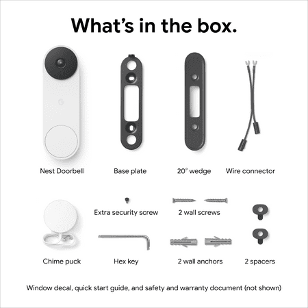 Google Nest Doorbell (Wired, 2nd gen) - Video Doorbell Camera - Doorbell Security Camera - Ivy