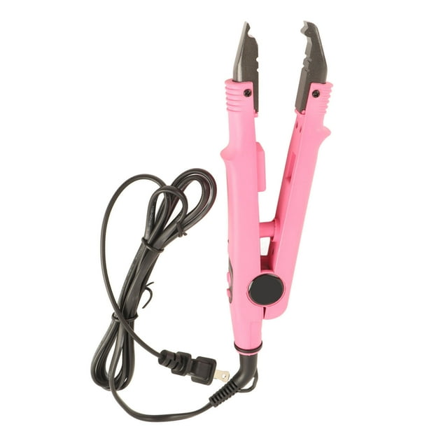 Extensión De Cabello Plancha Cambio De Temperatura Mácina Conectora Calentada Herramienta De Queratina 110-240 V, Placa Califactora 100% PTFE, Calor Uniforme, Sin Pear, Para