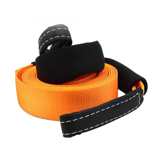 5m 5Tons Heavy Duty Car Road Recovery Tow Strap Towing Ropes with 2 Tow Hooks Car Accessories Styling Car Towing Ropes ,Easy to Use