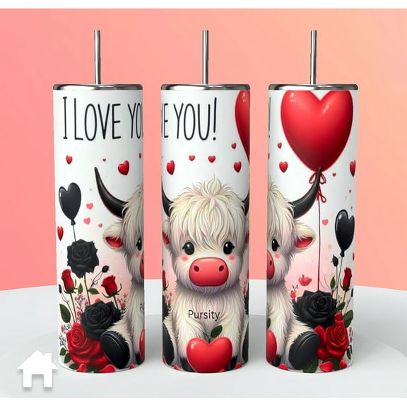 Valentine Theme Tumbler