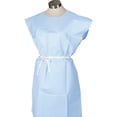 thumbnail image 1 of Batas médicas TIDI Avalon estándar azules desechables x50, 1 of 7