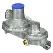 Camco 59312 - 160.000 BTU Fixed Two Stage Vertical LP Gas Regulator (1/4" Inlet x 3/8" FNPT Outlet)