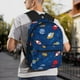 thumbnail image 4 of Disketp Space Mochila Ligera Clásica con Múltiples Bolsillos, Mochila Casual para Hombre y Mujer, Ideal para Escuela, Trabajo y Viajes, 4 of 4