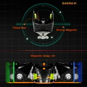 GAN 356 m, Magnetic Speed Cube, Easy Turning, Smoothly Play Magic Cube for Kids Adults