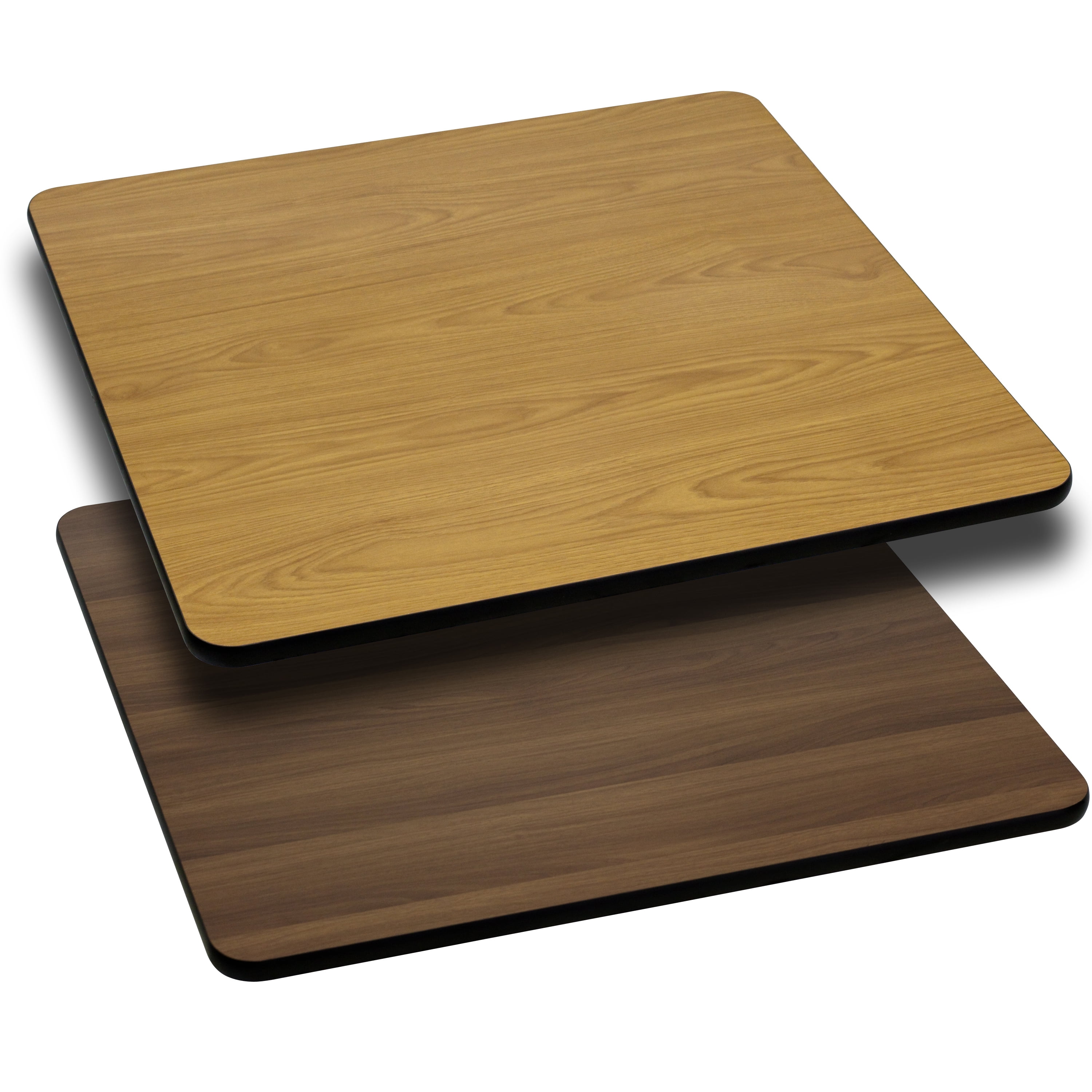 Flash Furniture 36'' Round Two-tone Resin Cherry and Mahogany Table Top for sale online 