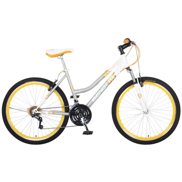 Bicicleta Benotto Madeira R26 21v Mujer Suspensión Delantera Plateado