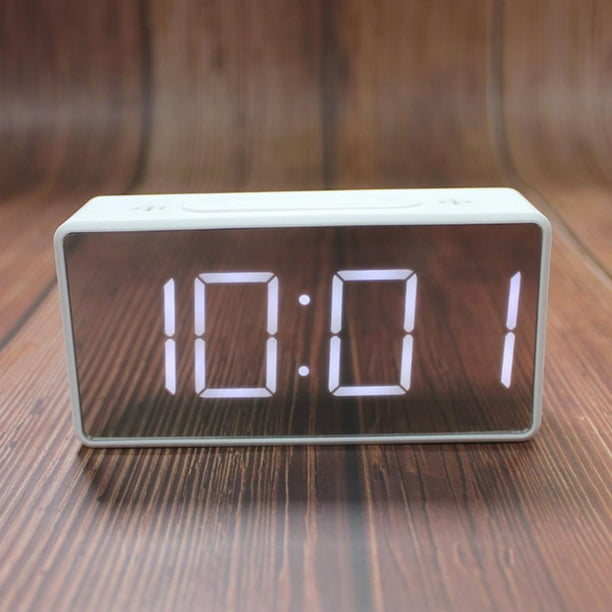 Reloj Despertador Digital LED Reloj Despertador Digital Reloj Digital Reloj de Viaje Reloj de Despertador con Funcion de Repeticion Y Baoblaze Reloj electronico simple Walmart en linea