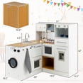 thumbnail image 2 of Gymax Kids 2-Piece Kitchen Play Set Pretend Chef Toy Set w/ Range Hood & Stove Burner, 2 of 9
